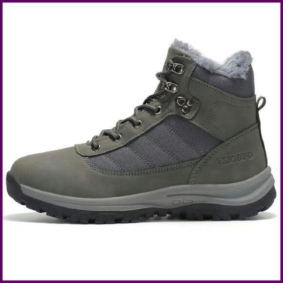 Men\'s Olive Green Insulated Hiking Boots main image 7